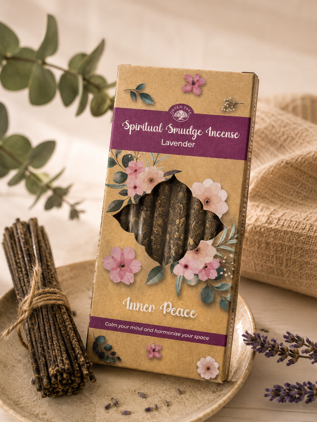 Spiritual Smudge Incense – Lavender | Inner Peace